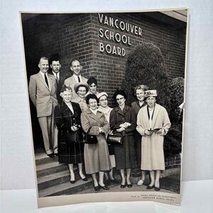 Vancouver School Board Historical Photo 1960 Visual Education Department